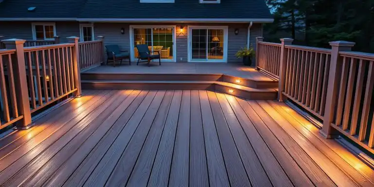 CF Framing project featuring the wood deck in the backyard of a home in Southwestern Ontario. CF Framing is a local family run business of house framing contractors in Southwestern Ontario specializing in new homes, additions, and structural framing for renovation projects.